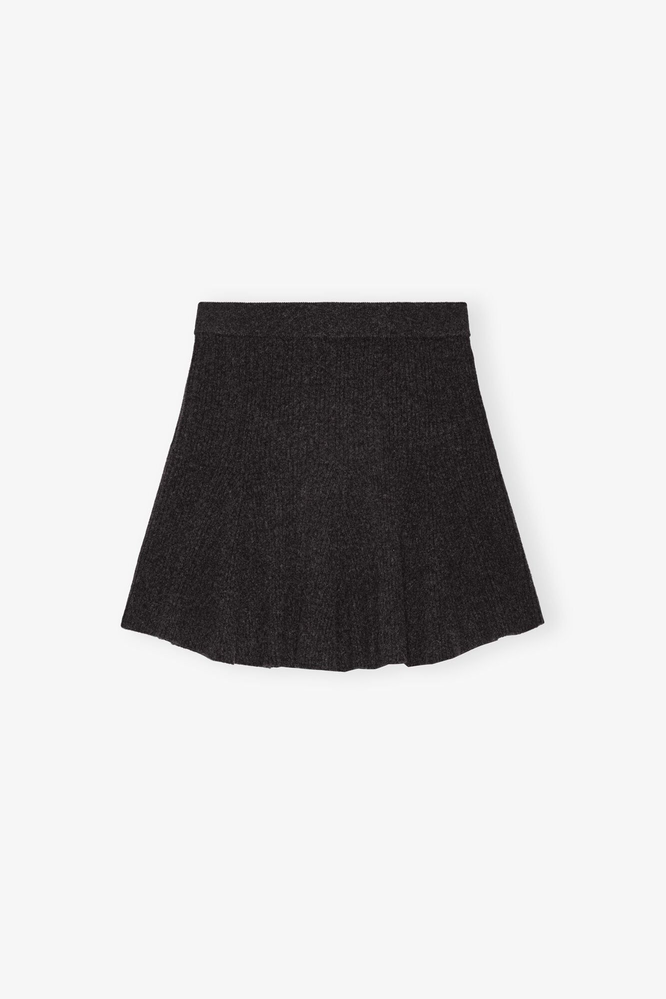 Cashmere Wool Mini Skirt | Phantom
