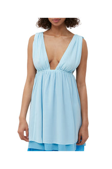 Chiffon Mini Dress | Ethereal Blue