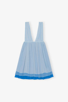 Chiffon Mini Dress | Ethereal Blue