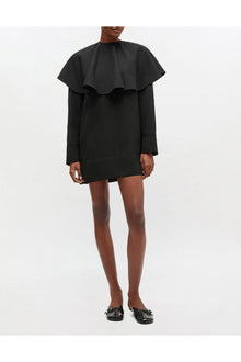 Circle Collar Dress | Black