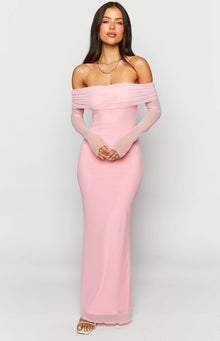 Coraline Long Sleeve Maxi Dress | Pink