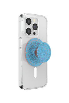 Crackle Denali Printed Orange Zest | Blue