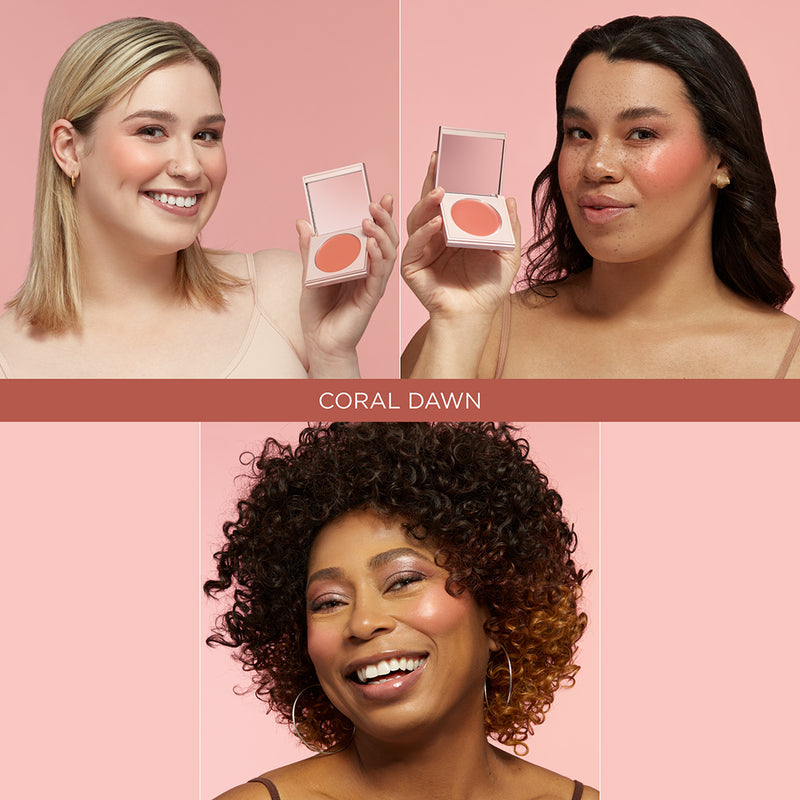 Cream Blush | Coral Dawn - Fresh Melon Sheen