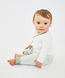 Kids Unisex | Crossbody One-Piece | White/Green