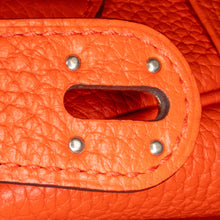 Hermes | Pre-Owned Clemence Lindy 34 | Orange