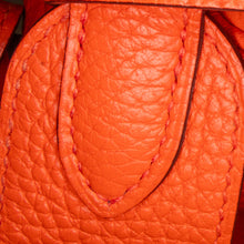 Hermes | Pre-Owned Clemence Lindy 34 | Orange