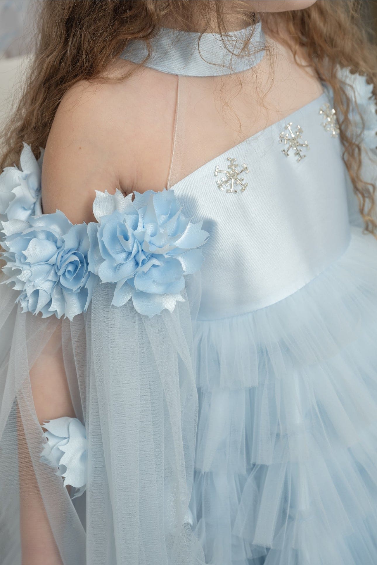 Girl | Alaska Baby Tulle Dress | Blue