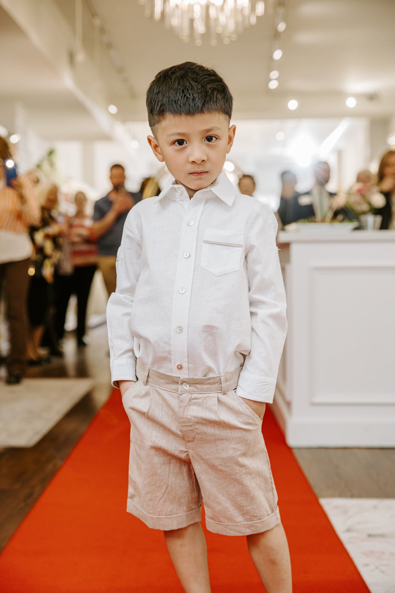 Ashton Linen Top and Shorts Set - Petite Maison Kids