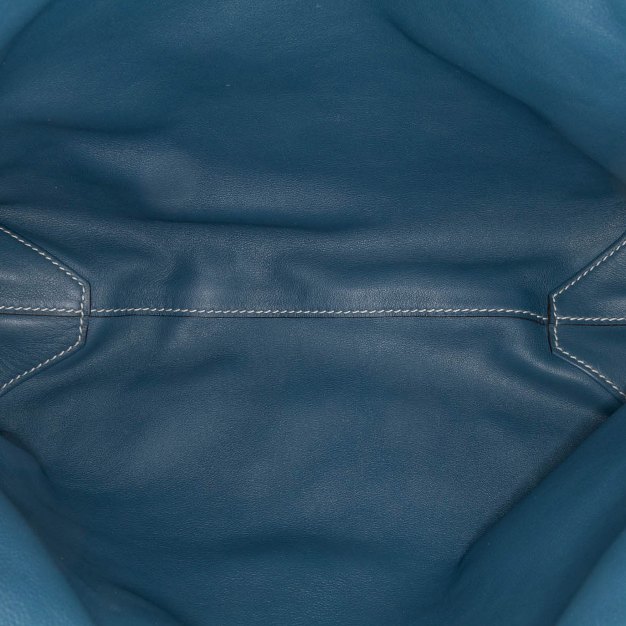 Hermes | Pre-Owned Clemence Double Sens 36 | RedBlue/Dark Blue