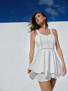 Dana Short Dress | White