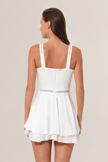 Dana Short Dress | White