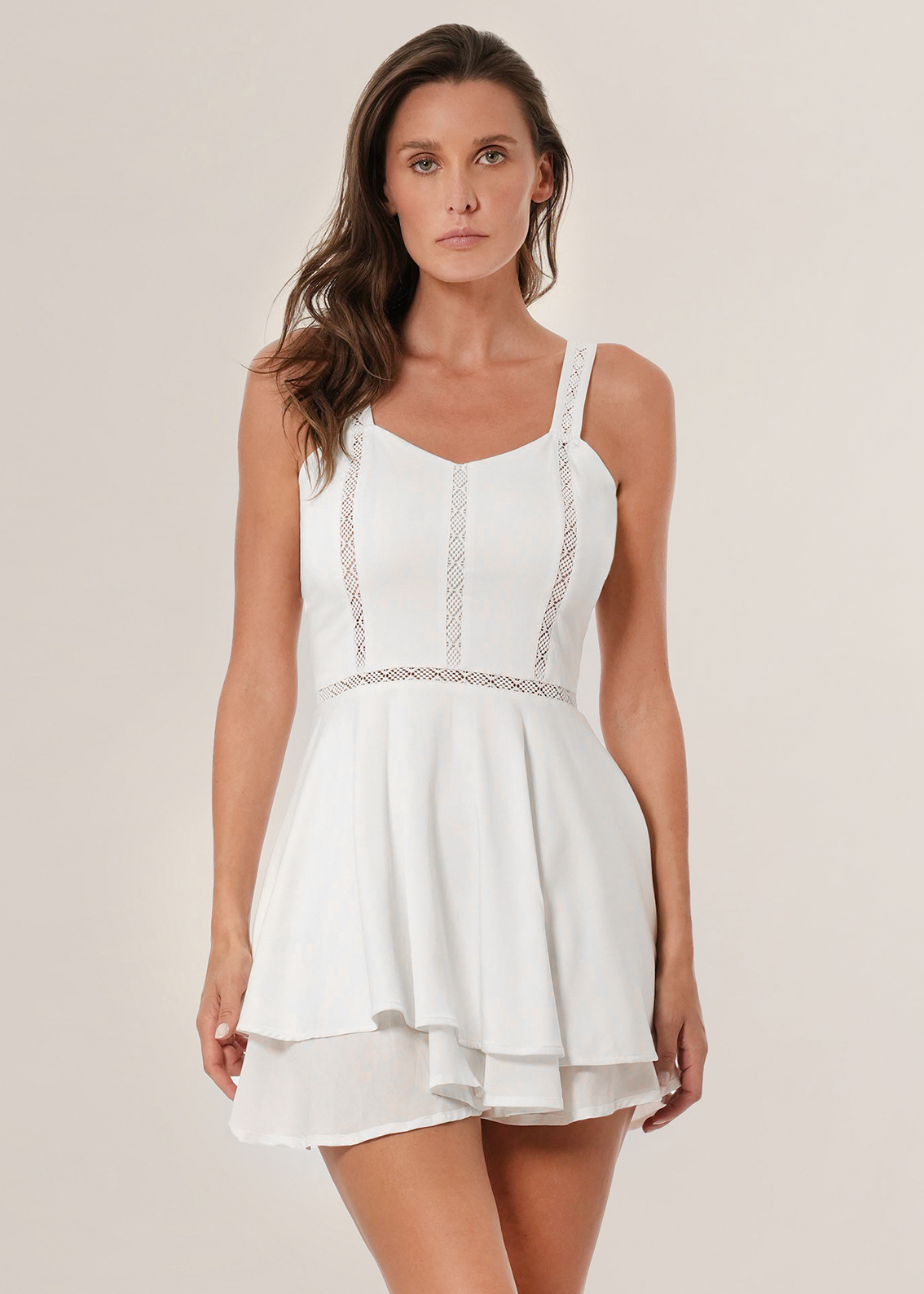 Dana Short Dress | White