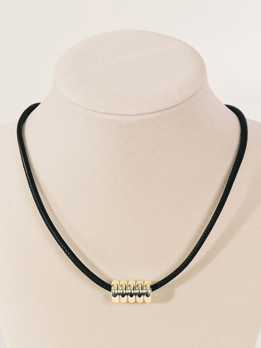 Hollyhock Necklace | Gold