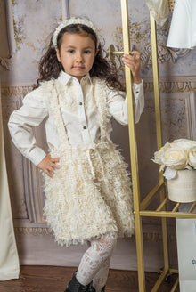 Girl | Ivanna Blouse and Skirt Set | Ivory