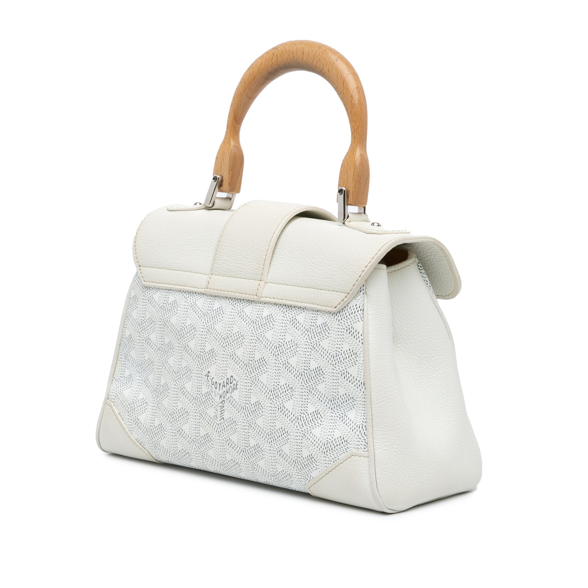 Goyard | Pre-Owned Mini Goyardine Saigon Souple - IV | White