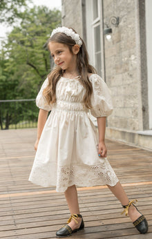 Girl | Blanca Cotton Dress | White