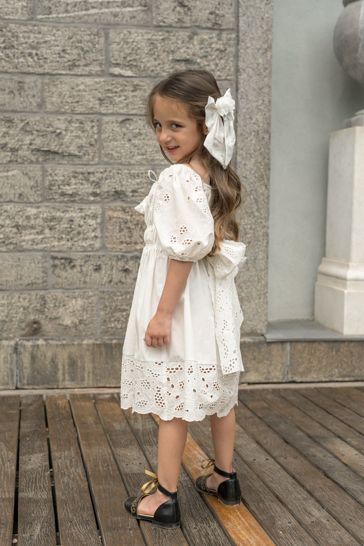 Girl | Blanca Cotton Dress | White