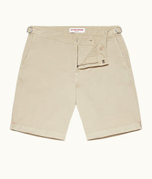 Dane Cotton Twill Longest-Length Cotton Twill Shorts | Oatmeal