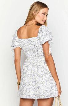 Danyal Floral Mini Dress | Purple