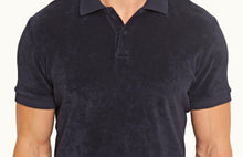 Dr No Towelling Polo 007 Ryder Dr. No Towelling Polo Shirt | Midnight Navy