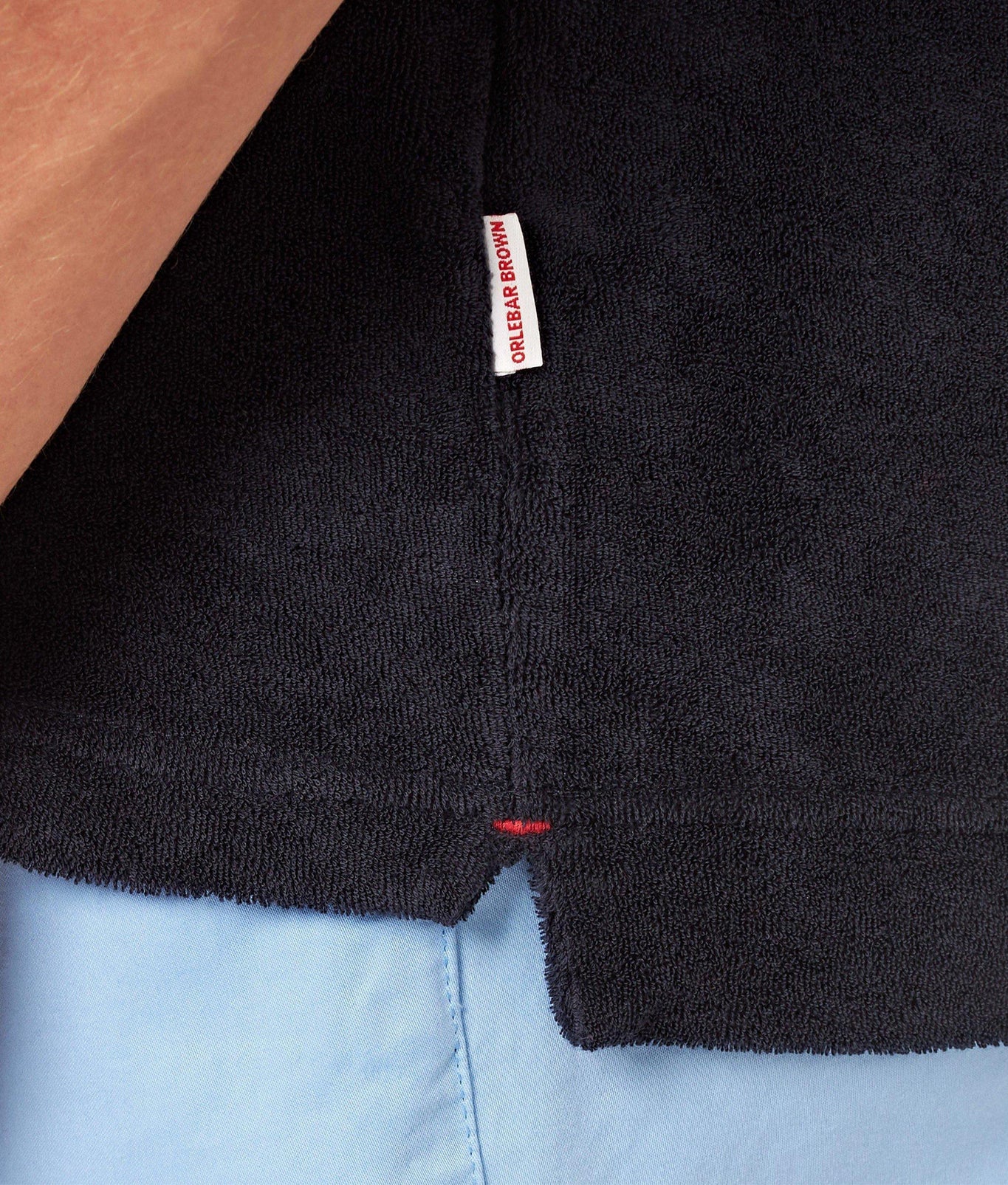 Dr No Towelling Polo 007 Ryder Dr. No Towelling Polo Shirt | Midnight Navy