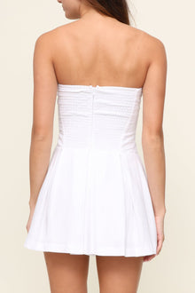 Robertson + Rodeo | The Crystal Pleated Dress | White