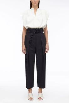 Origami Pleated Pant | Black