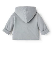 Padded Jersey Jacket | Cloud Grey