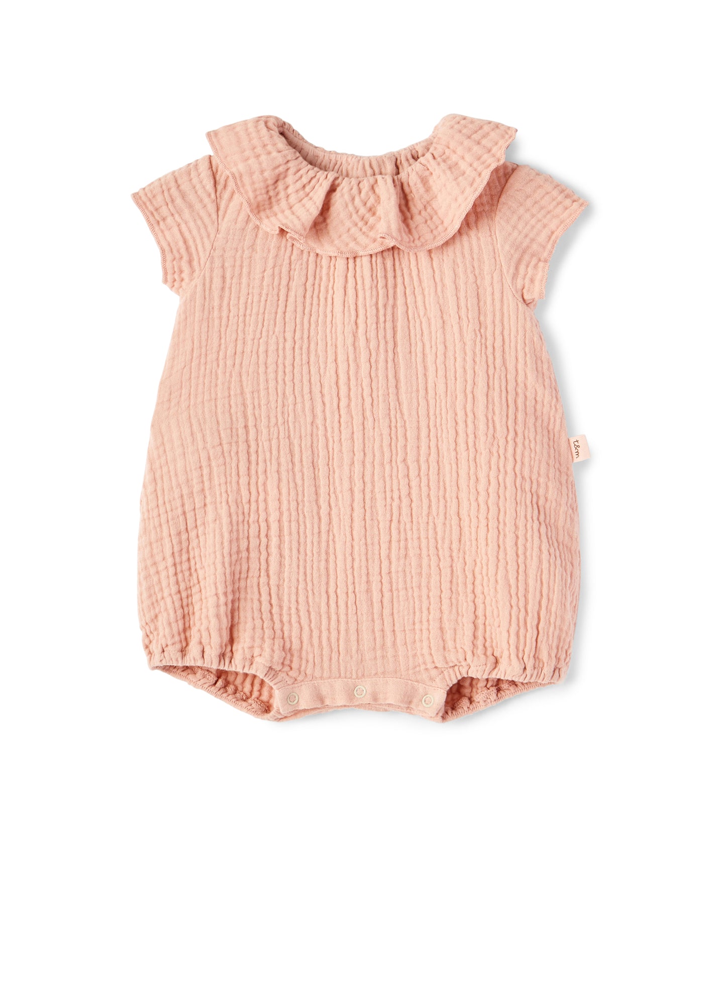 Gauze Romper | Smoothie Pink