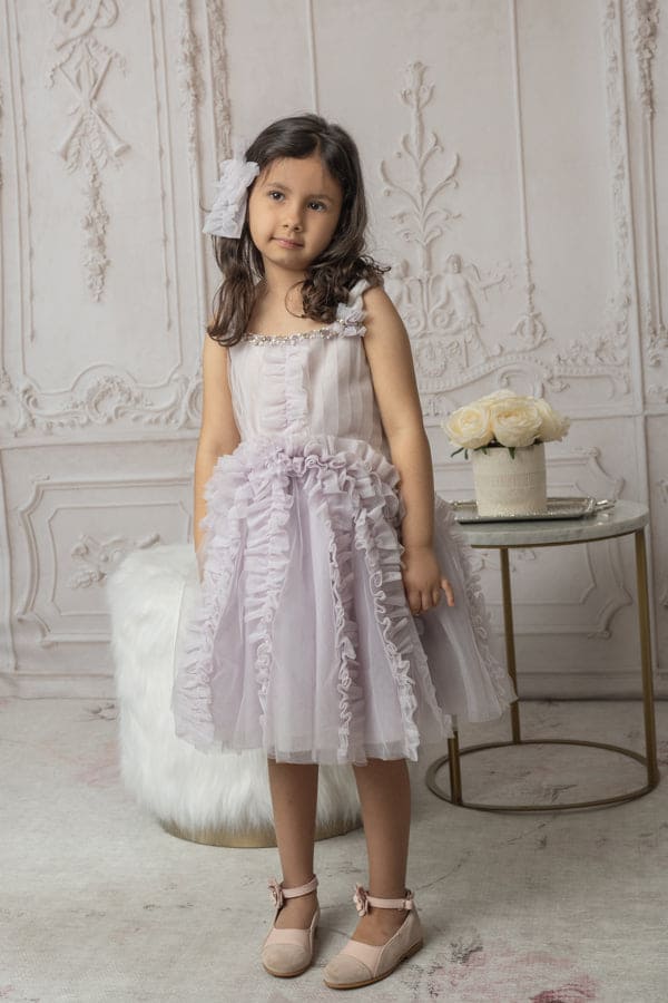Girl | Ariel Tulle Dress | Lavender
