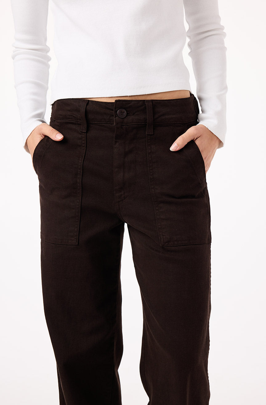AMO Denim | Easy Army Slouch in Espresso