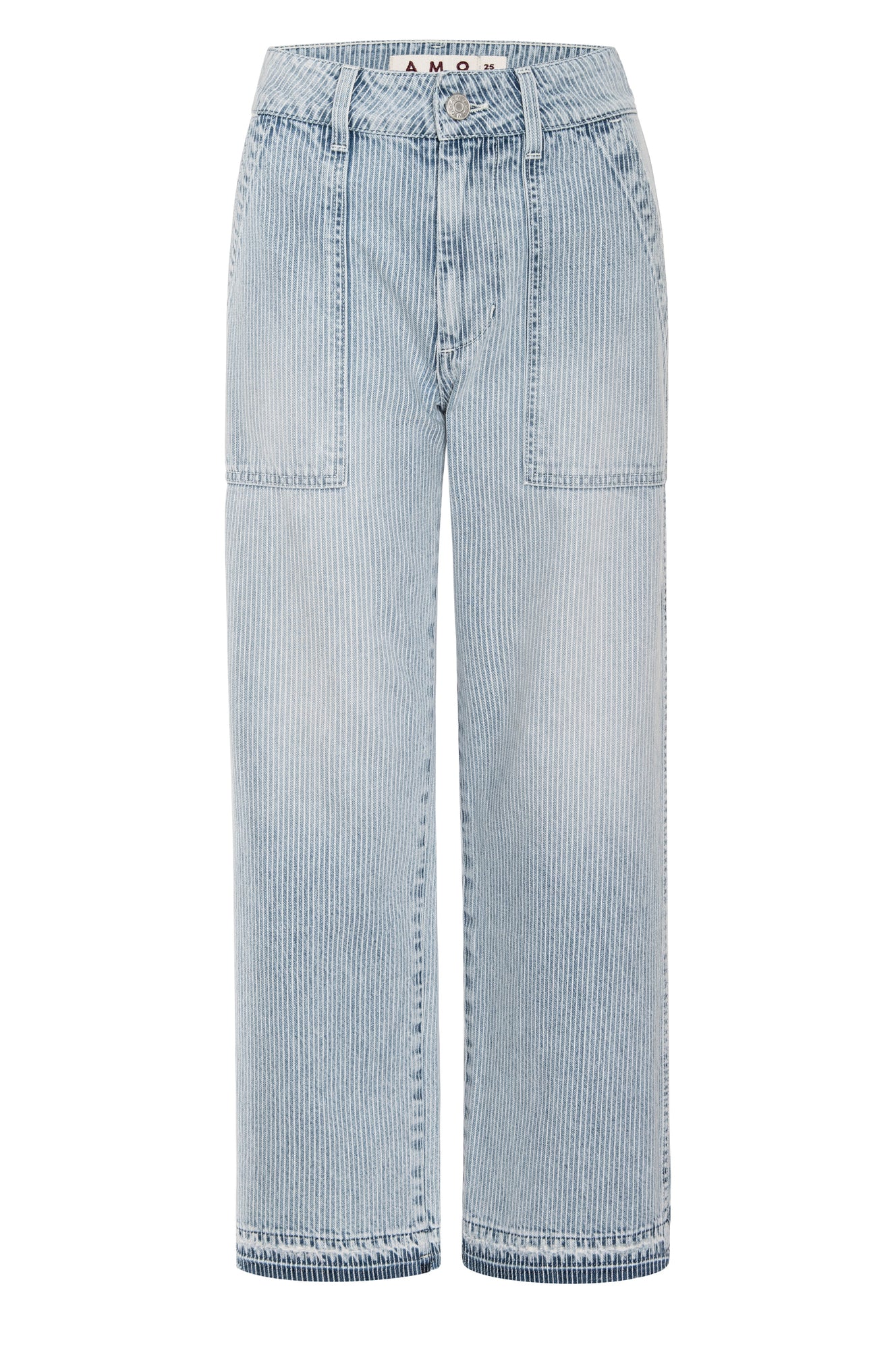 AMO Denim | Easy Army Slouch Crop in Enjoy