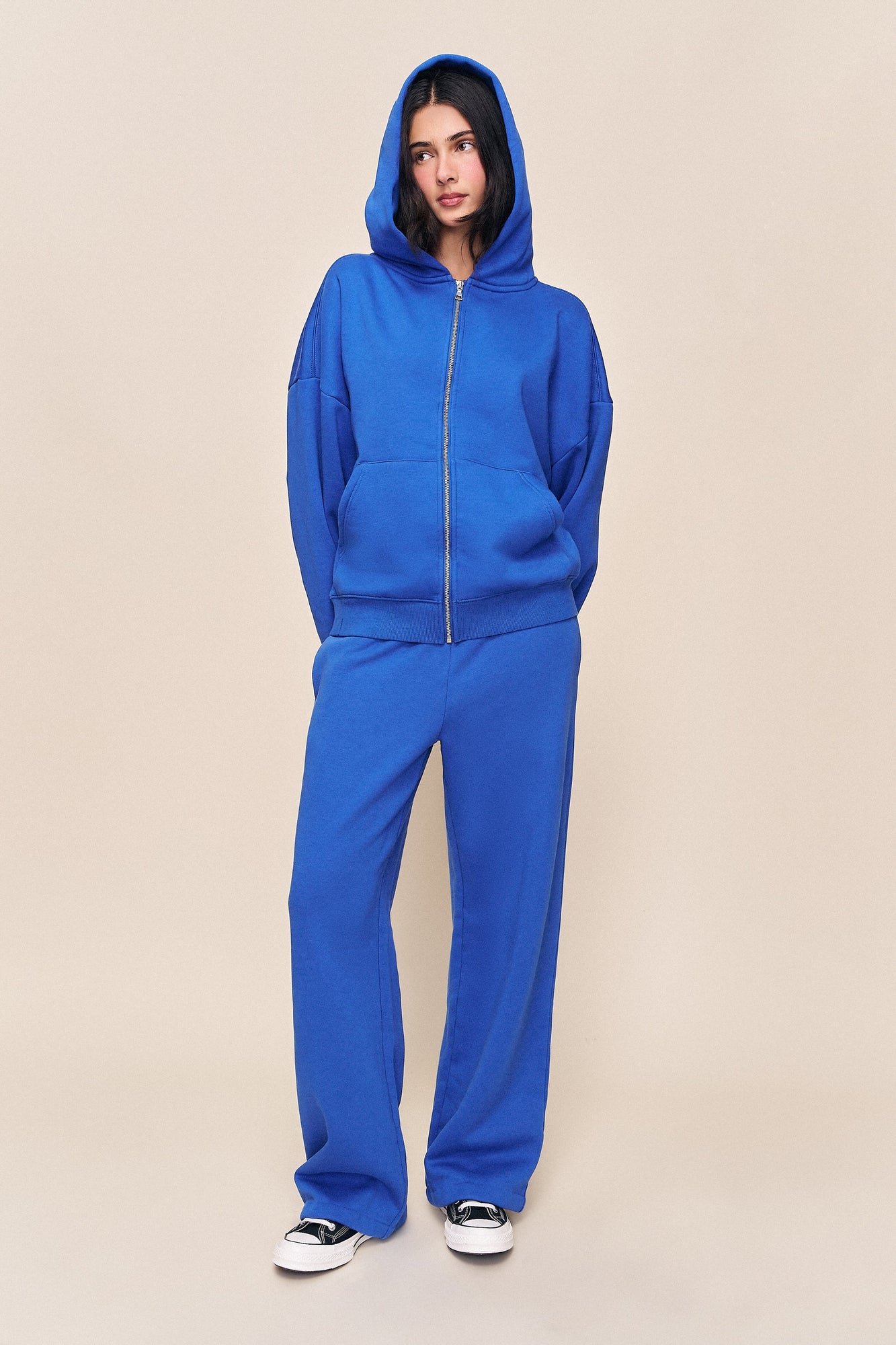 Womens | Zip Up Hoodie | Royal Blue