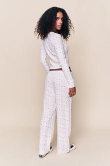 Womens | Lumi Long Sleeve Top | Pink Ditsy Rose