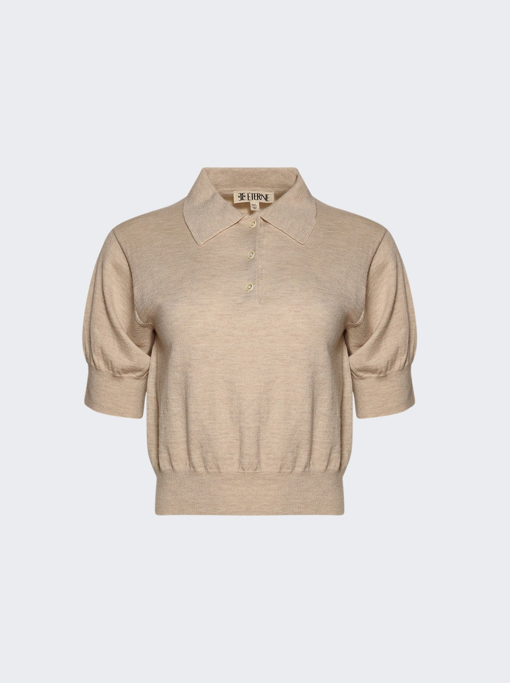 Women | ETERNE | Journey Polo Top Oatmeal