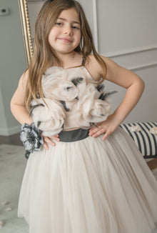 Girl | CocoCaramel Tulle Skirt | Beige