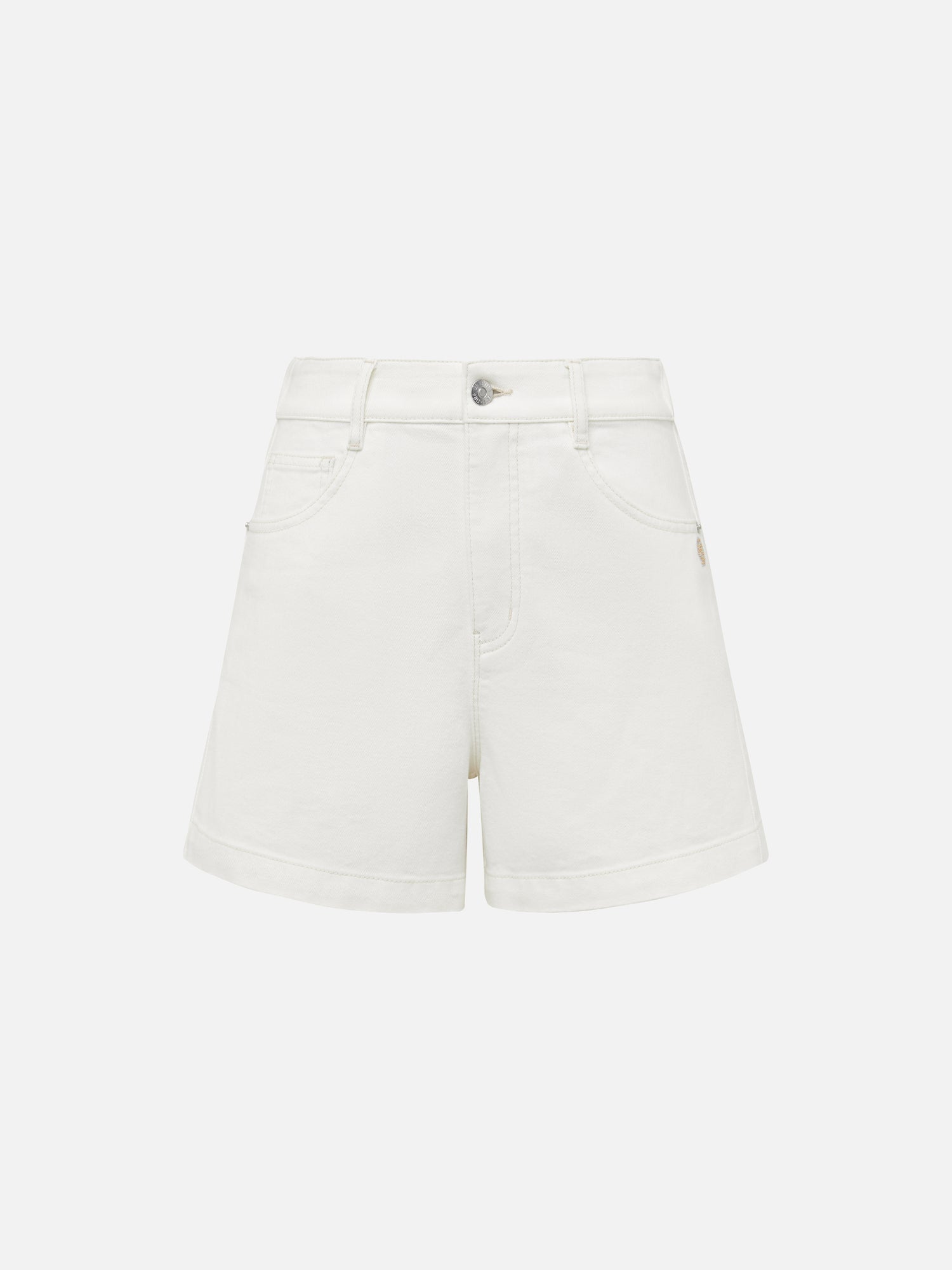 Denim Shorts | White