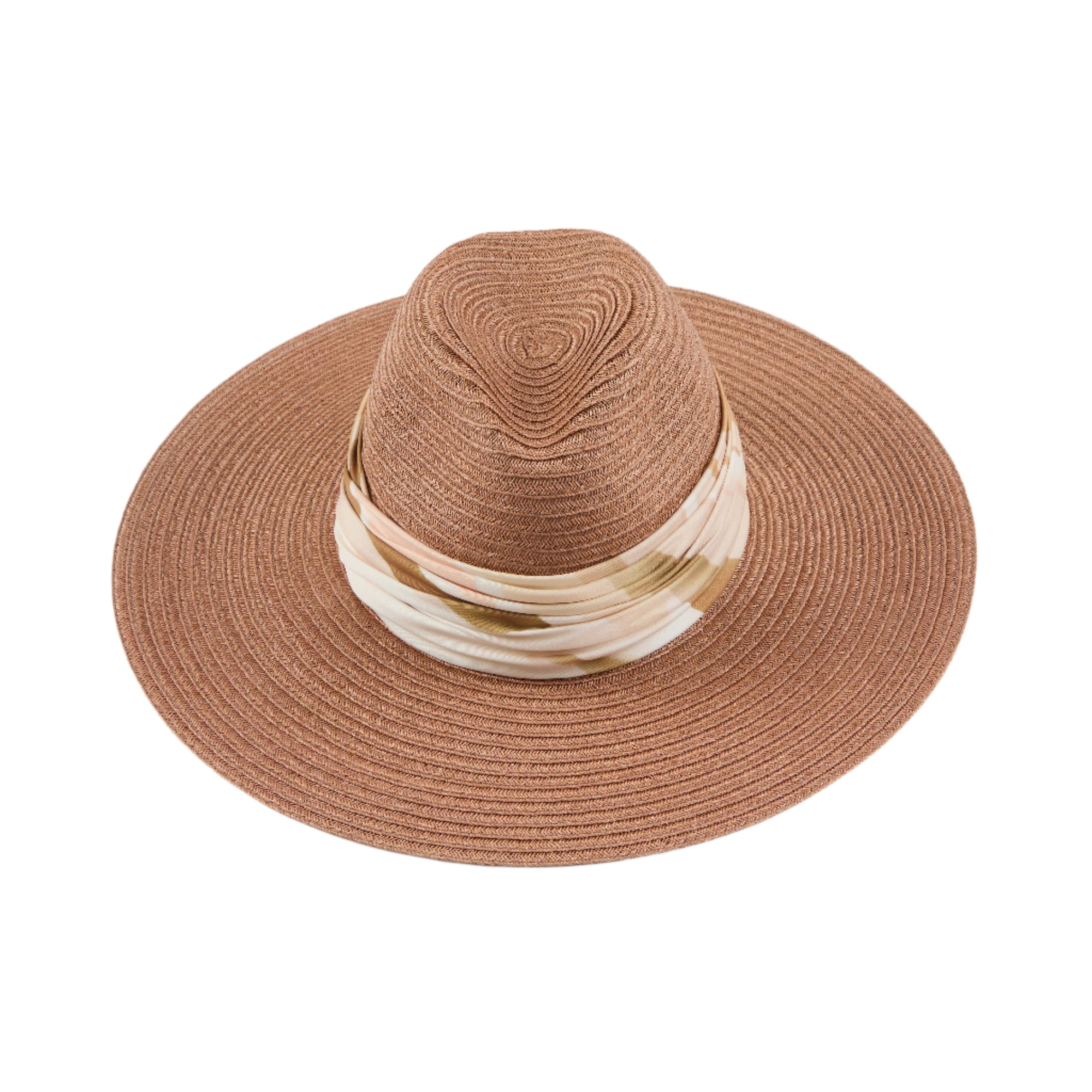 Emmanuelle Vented Hemp Packable Fedora | Fawn