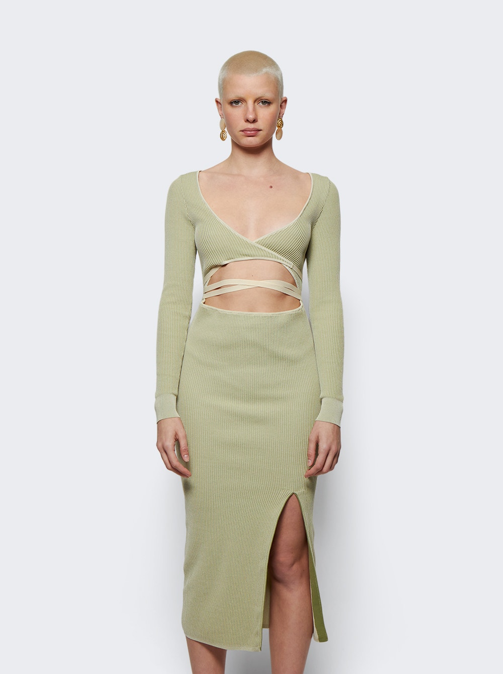 Women | Ester Manas | Peephole Knit Dress | Laurel