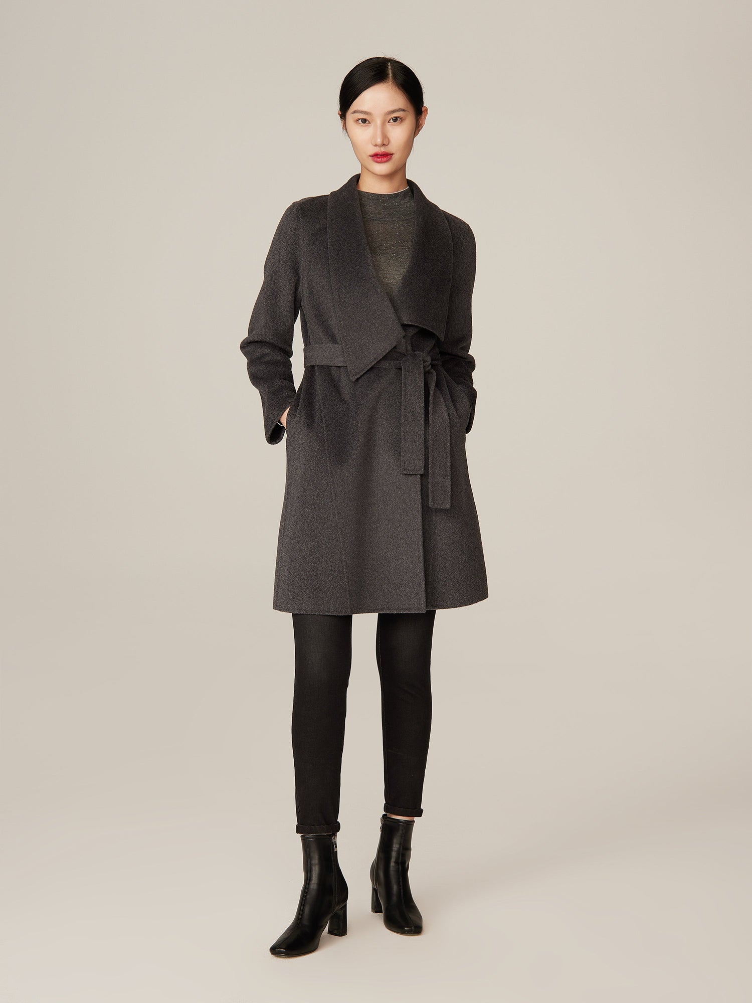 Turtleneck Sweater | Grey
