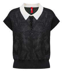 Mulberry Silk Starry Sky Blouse | Black