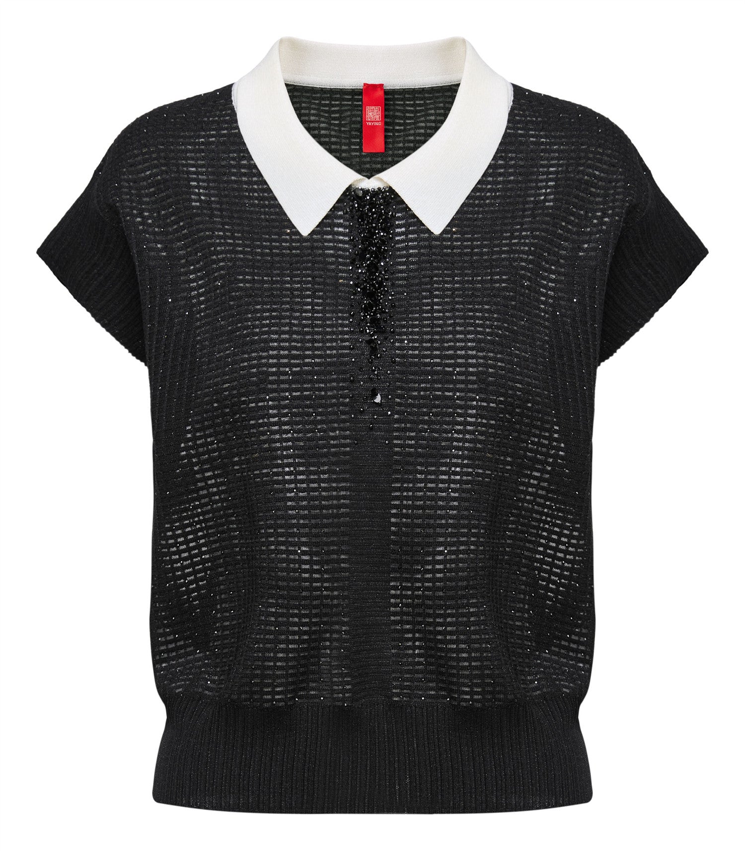 Mulberry Silk Starry Sky Blouse | Black