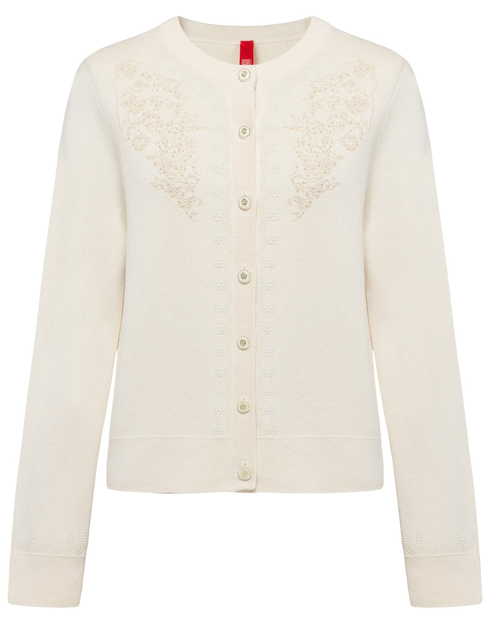 Wool Cashmere Cardigan | Beige