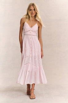 Esilda Heritage Cotton Midi Dress | Bellerose Pink