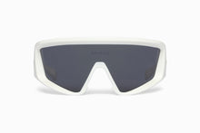 Unisex | Espion Sunglass | White - Gold | Dark Grey
