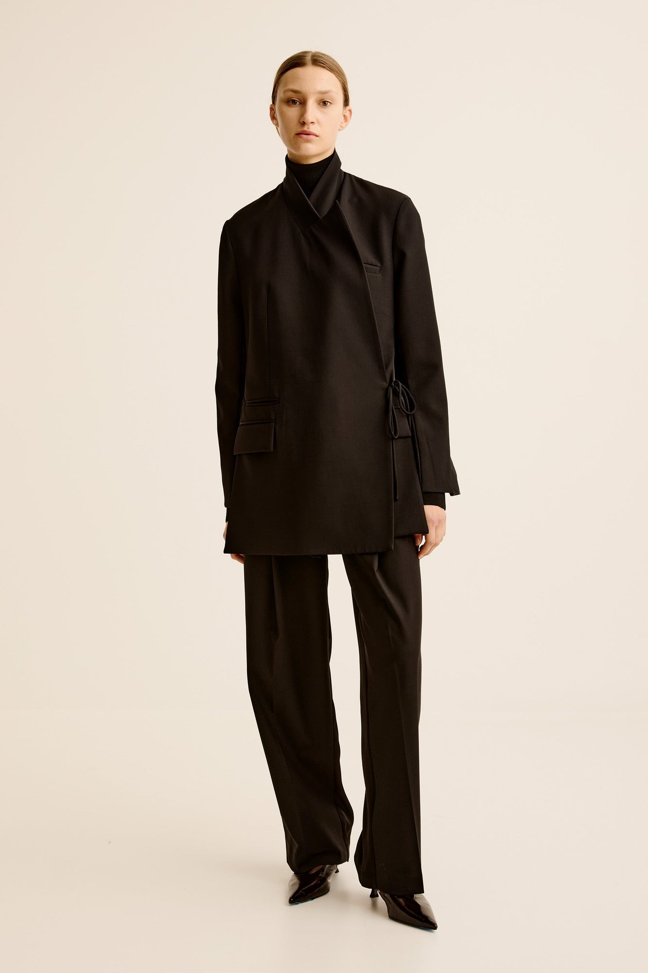 Aire Tie Blazer | Black