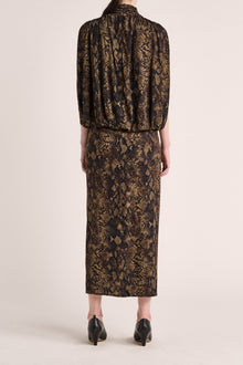 Solina Cape Dress | Python
