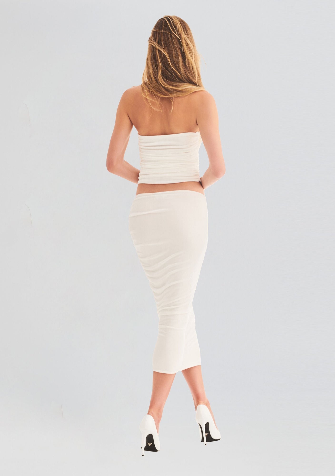 Womens | Penny Strapless Top | White