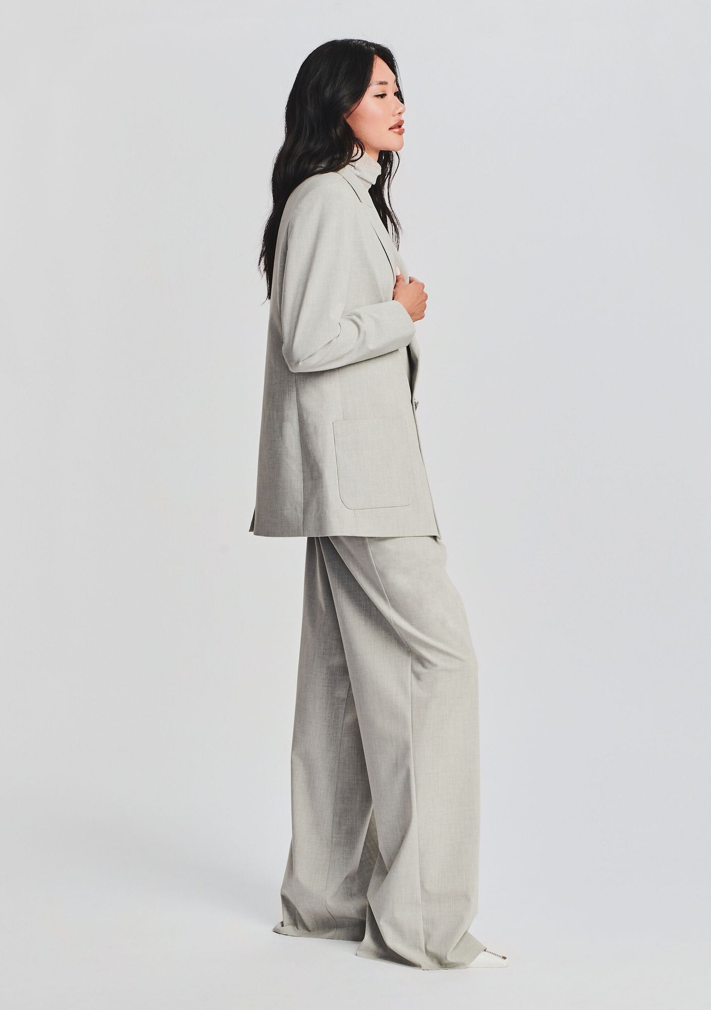 Womens | Natasha Blazer | Silver