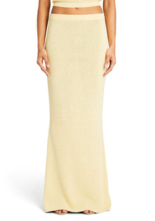 Womens | Kora Knit Maxi Skirt | Butter